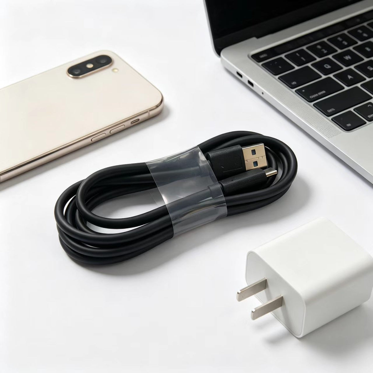 Premium USB-A to USB-C Cable | Factory-Direct | CE/FCC/RoHS Certified | 100 pcs MOQ